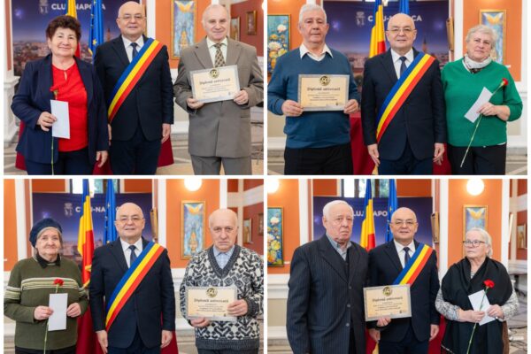 Respect seniorilor Clujului care au sărbătorit „Nunta de Aur”. Ce le-a oferit primăria?