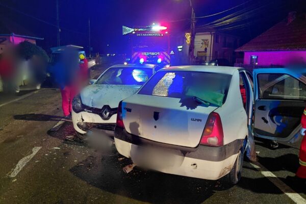 Accident grav la Apahida. Un bărbat a ajuns la spital