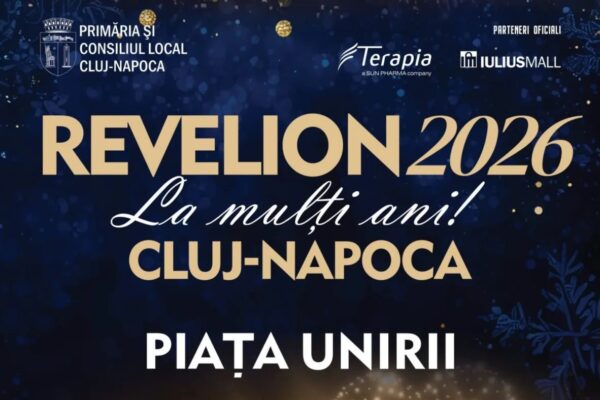 PROGRAM REVELION 2026 – Clujul încheie anul 2025 în stil mare, cu concerte, spectacol de drone și șampanie la miezul nopții!