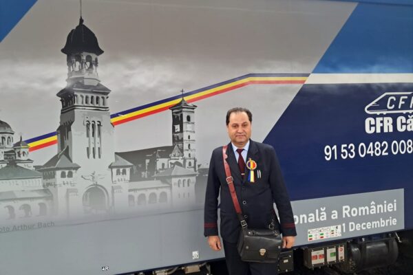 Cel mai frumos moment de 1 Decembrie, oferit de un șef de tren. ”Nașul” i-a impresionat pe toți